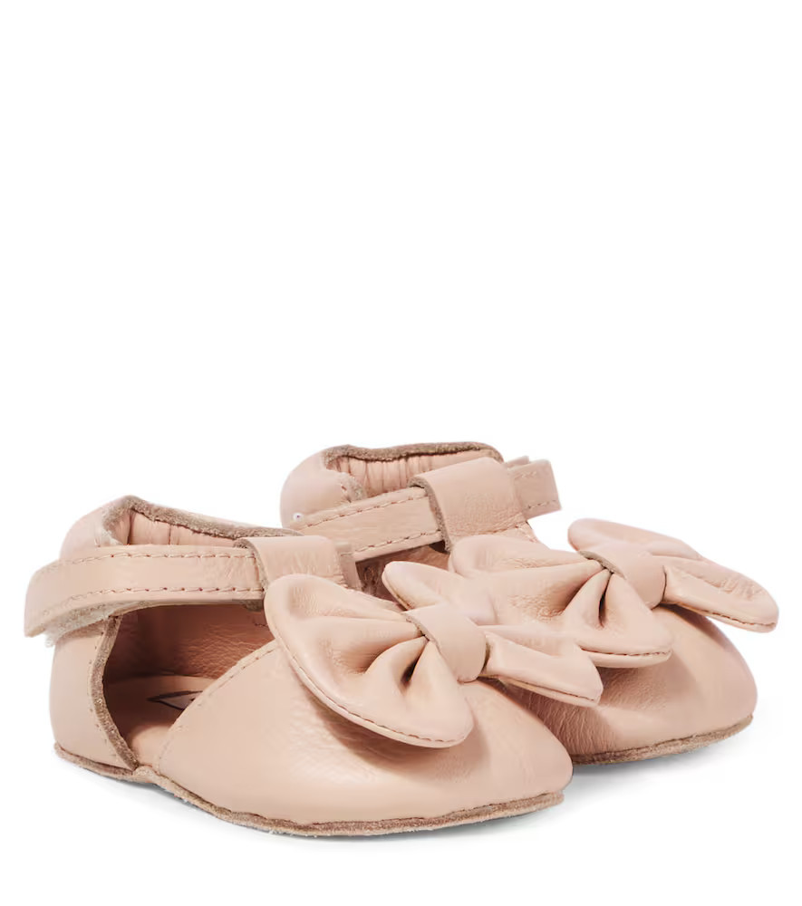 Donsje Baby Meau bow-detail leather sandals | Mytheresa (US/CA)