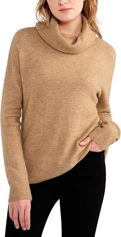 Women's Turtleneck Sweater Pullover Lightweight Long Sleeve Sweaters Tops for Women Winter Spring | Amazon (CA)