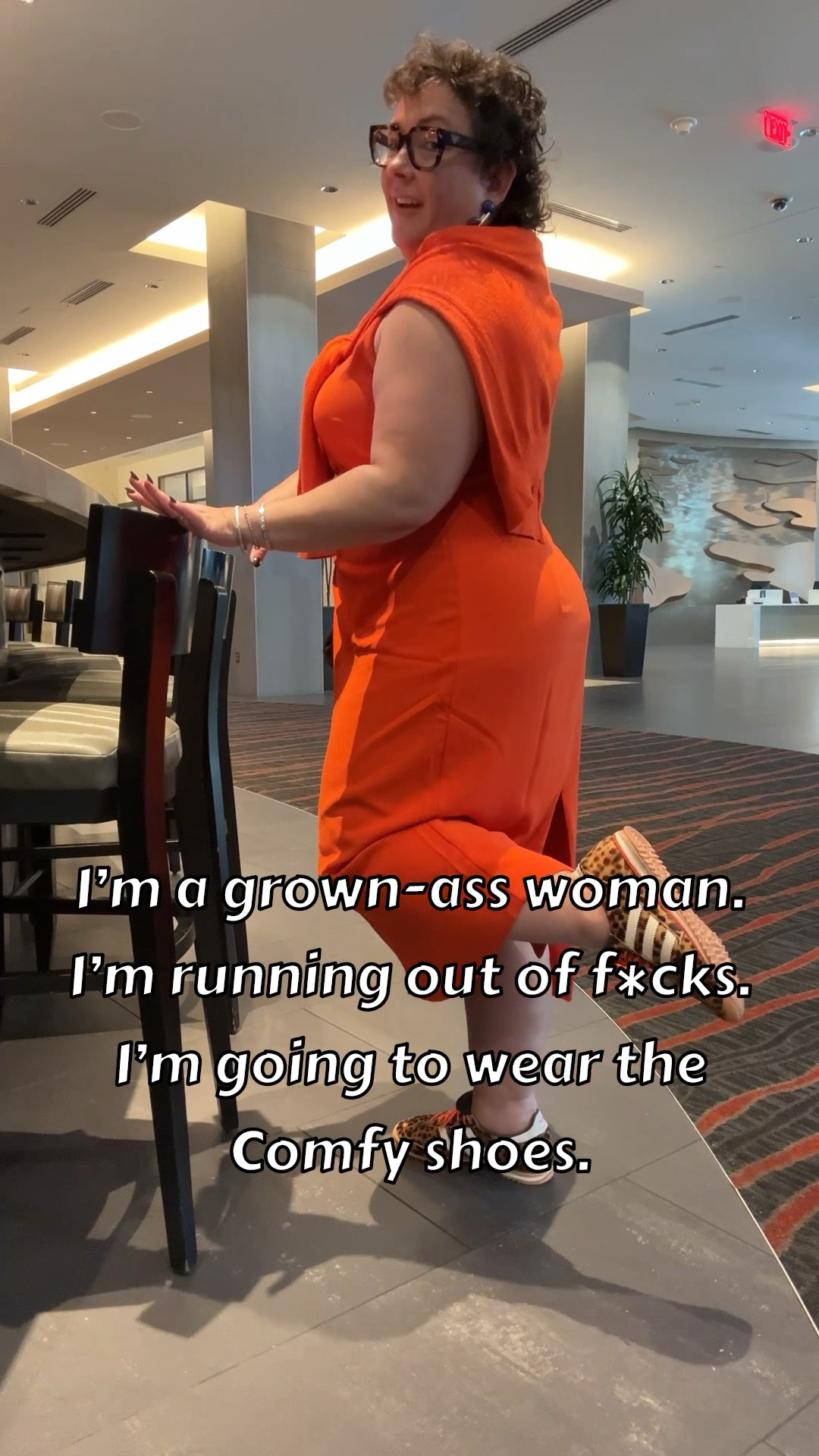 You know what? I got so many compliments on my sneakers with this crepe sheath dress! Wear the comfy shoes; comfort and joy is the most stylish thing to wear!

#LTKMidsize #LTKOver40 #LTKPlusSize