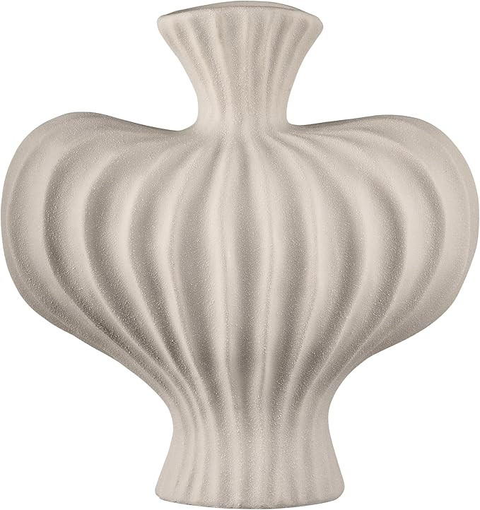 Vintage Ceramic Vase, Matte Decorative Vase for Modern Boho Home Décor, Elegant Centerpiece for ... | Amazon (US)