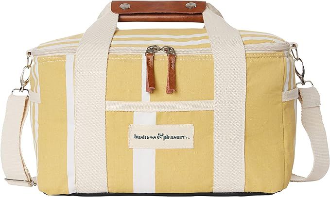 Business & Pleasure Co. Premium Cooler Bag - 14L Vintage Lunch Bag for Beach Days & Picnics - Ins... | Amazon (US)