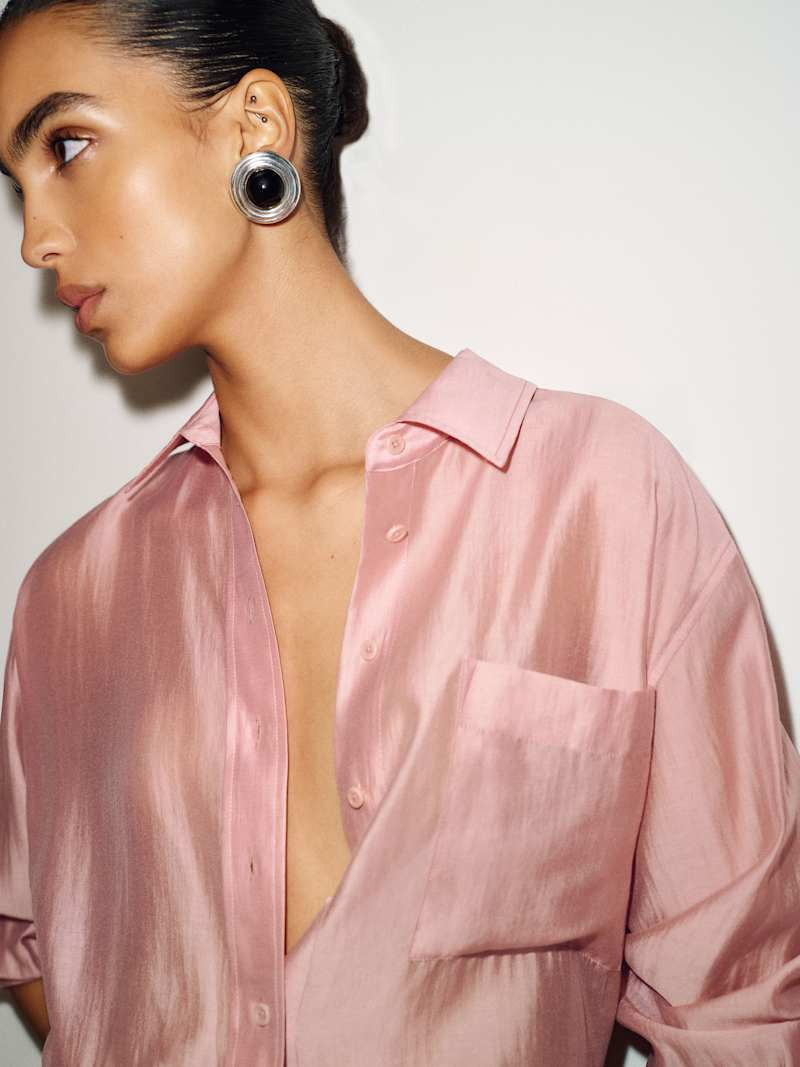 Eli Oversized Shirt | Reformation (Global)