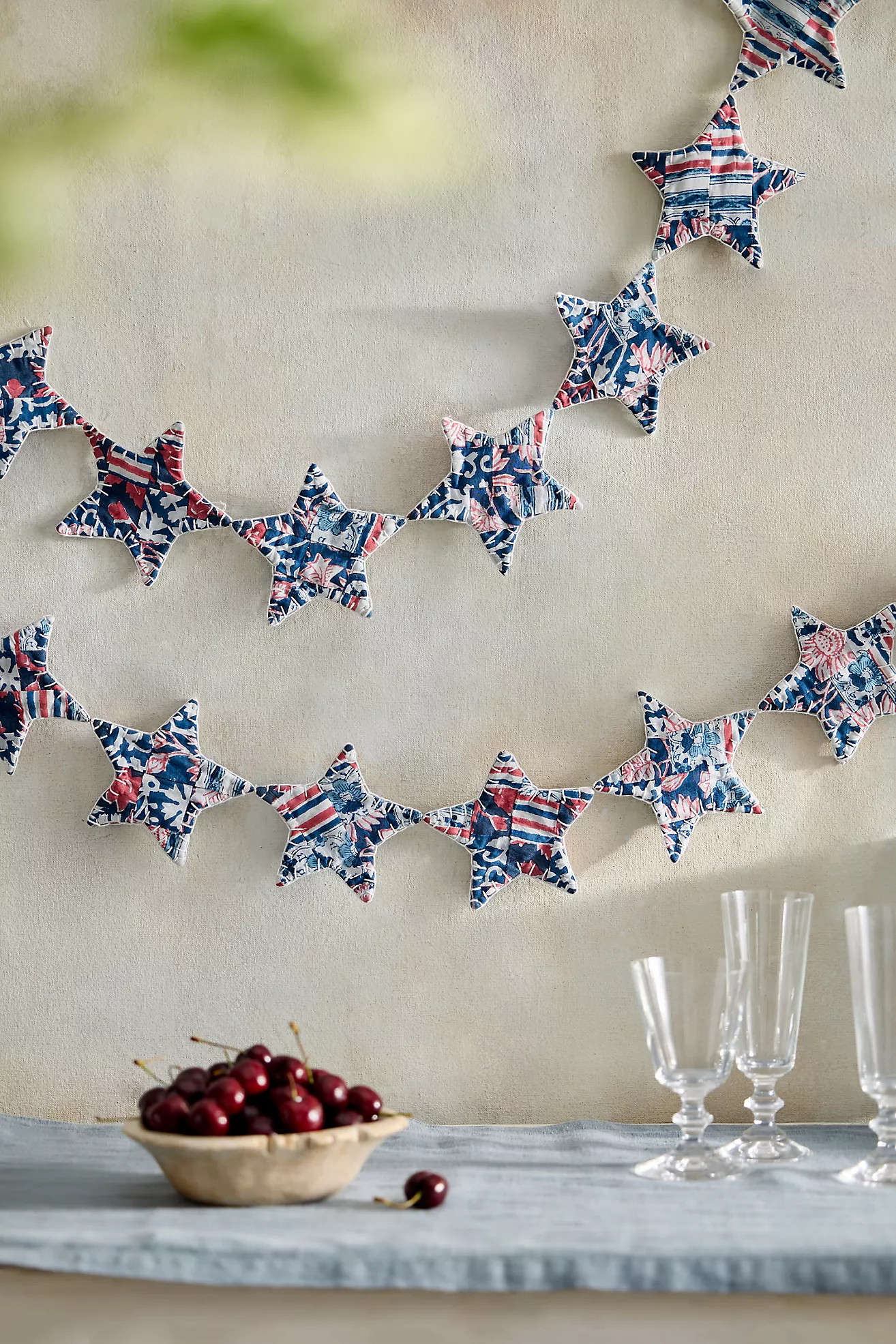 Quilted Stars Garland | Terrain