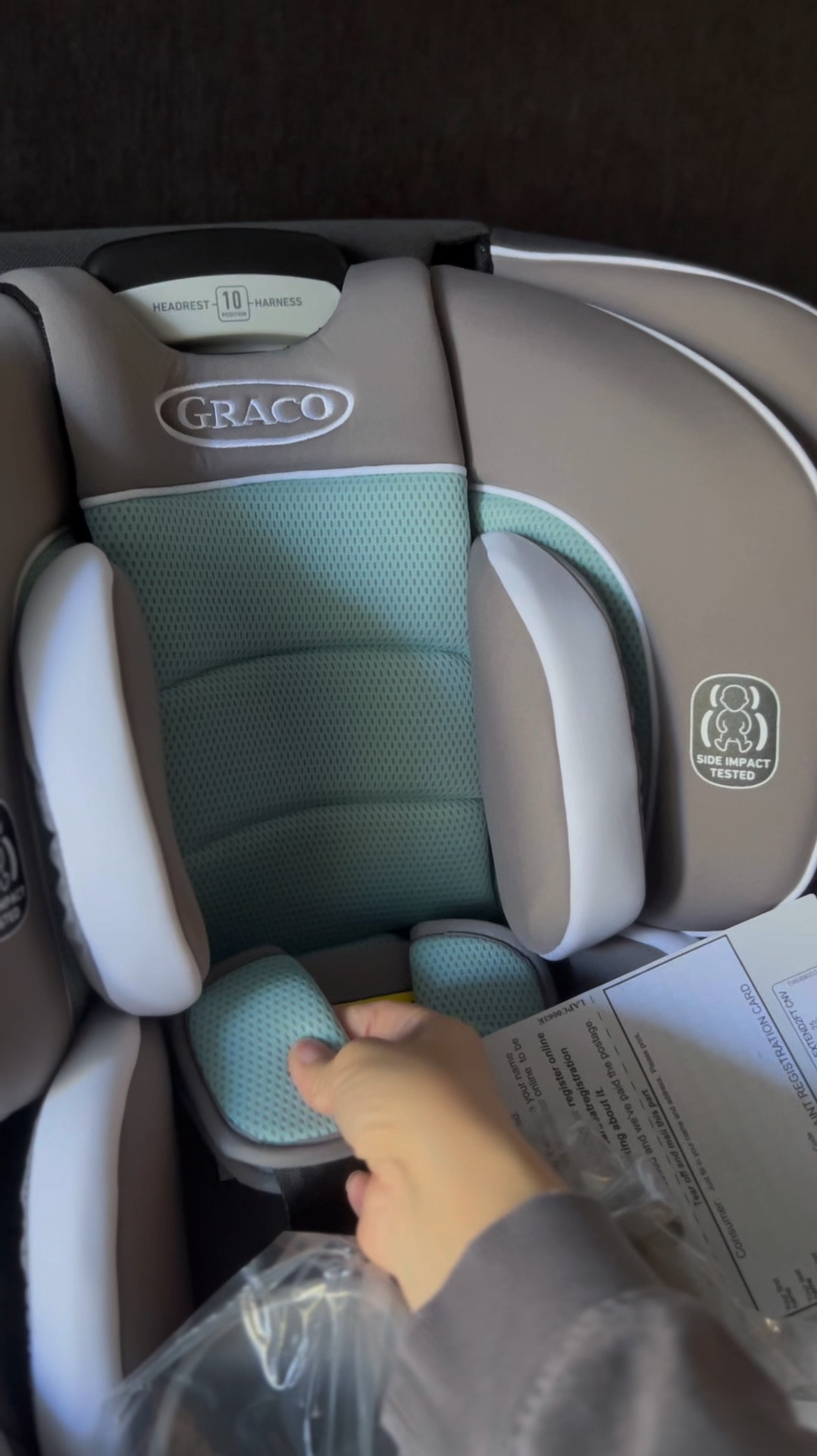 Toddler finds // Graco extend2fit car seat, grey and blue, muted, reclines, foot rest, adjustable, travel, baby, kid, Amazon, affordable

#LTKBaby #LTKTravel #LTKKids