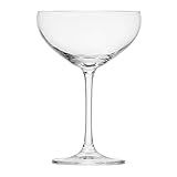 Schott Zwiesel Tritan Crystal Glass Saucer Champagne, 9-1/2-Ounce, Set of 6 - | Amazon (US)