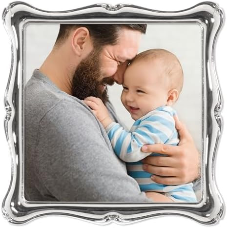 Lawrence Frames Metal Frame, Romance, Silver, 4x4 | Amazon (US)