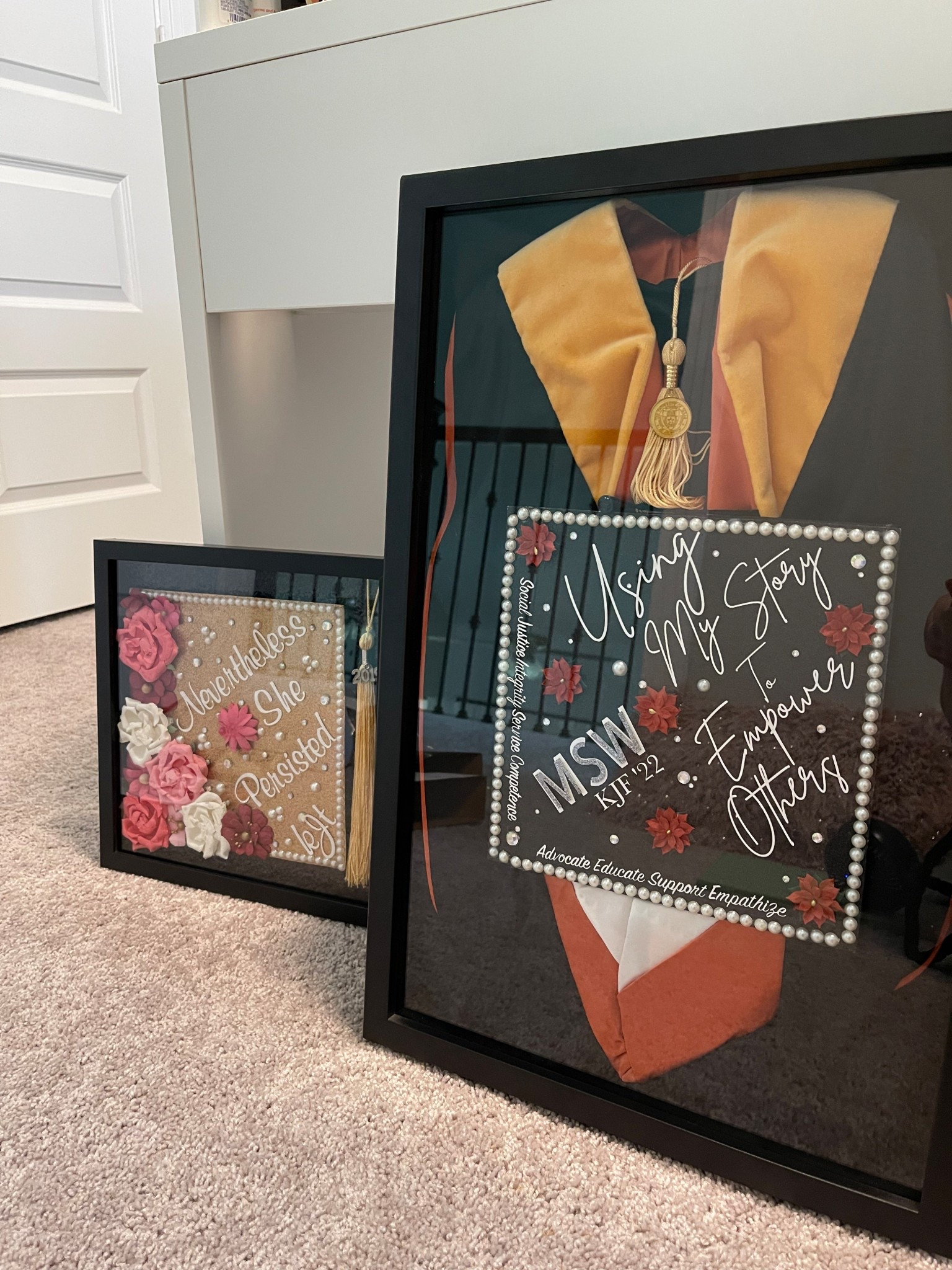 Great way to display graduation regalia for keepsakes!

#LTKFindsUnder50 #LTKHome