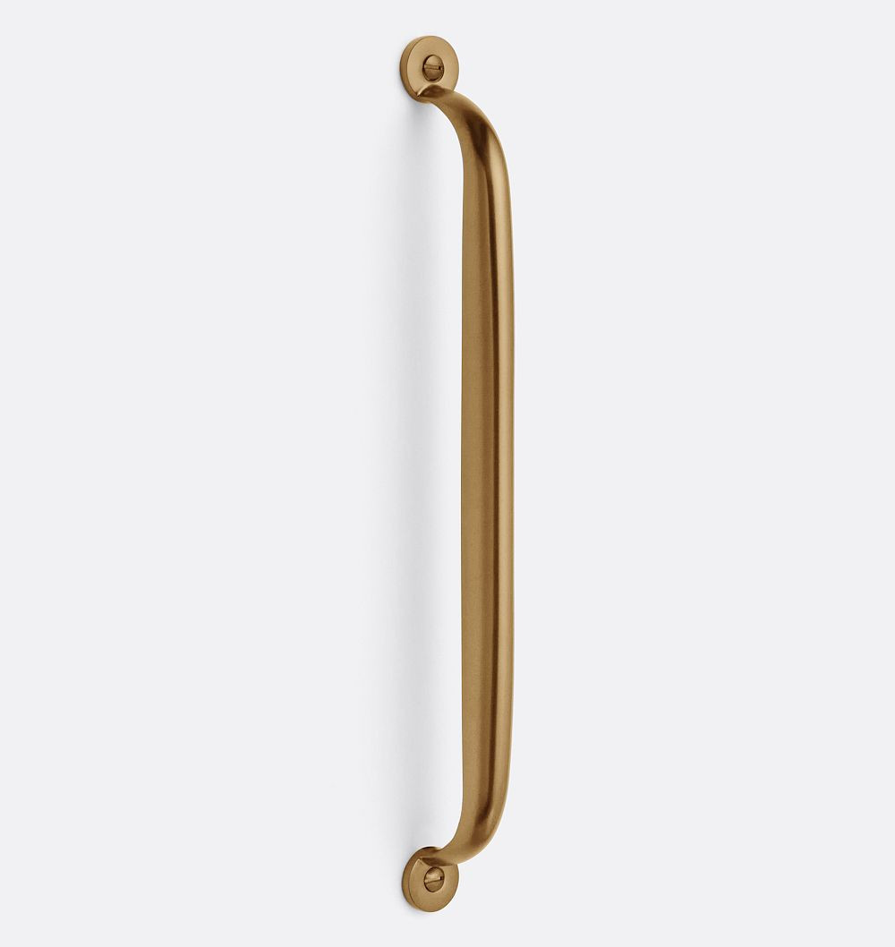 Massey Appliance Pull, 12"" - Heritage Brass | Rejuvenation