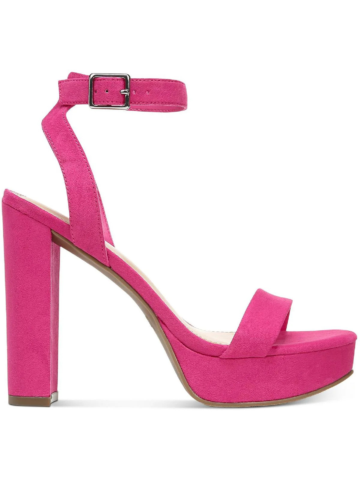 Bar III Womens Ivy Microfiber Ankle Strap Heels - Walmart.com | Walmart (US)