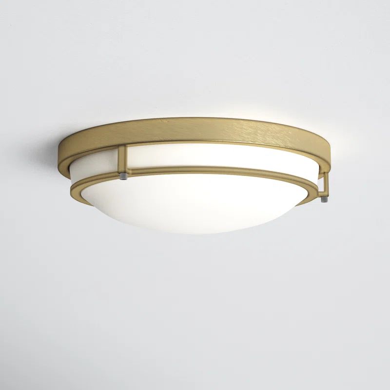 Cambron 2 - Light 13'' Simple Bowl Flush Mount | Wayfair North America