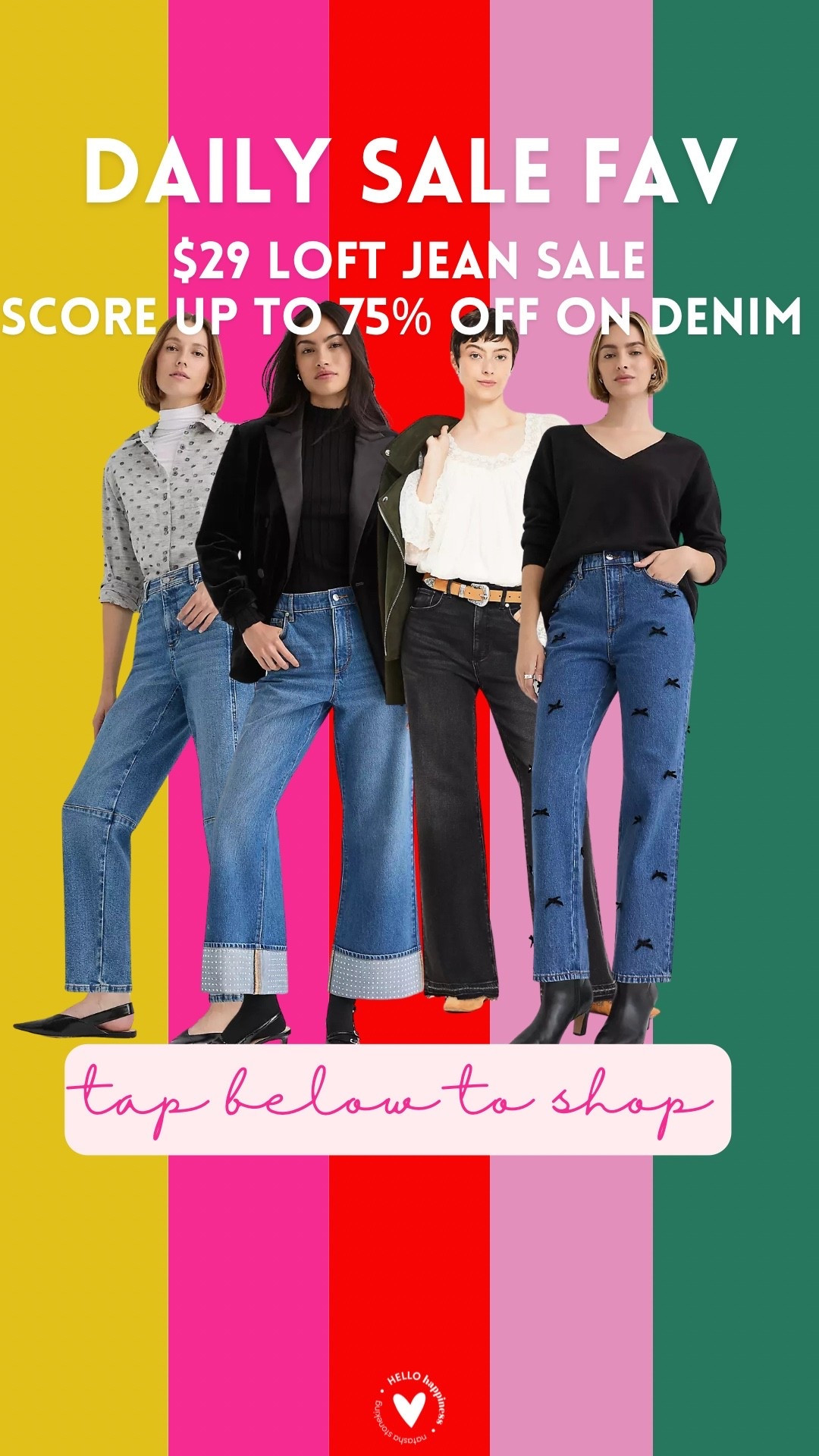 $29 loft denim sale today! 

#LTKOver40 #LTKSaleAlert #LTKFindsUnder50