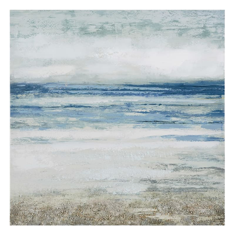 Abstract Sea Canvas Wall Art, 30" | At Home