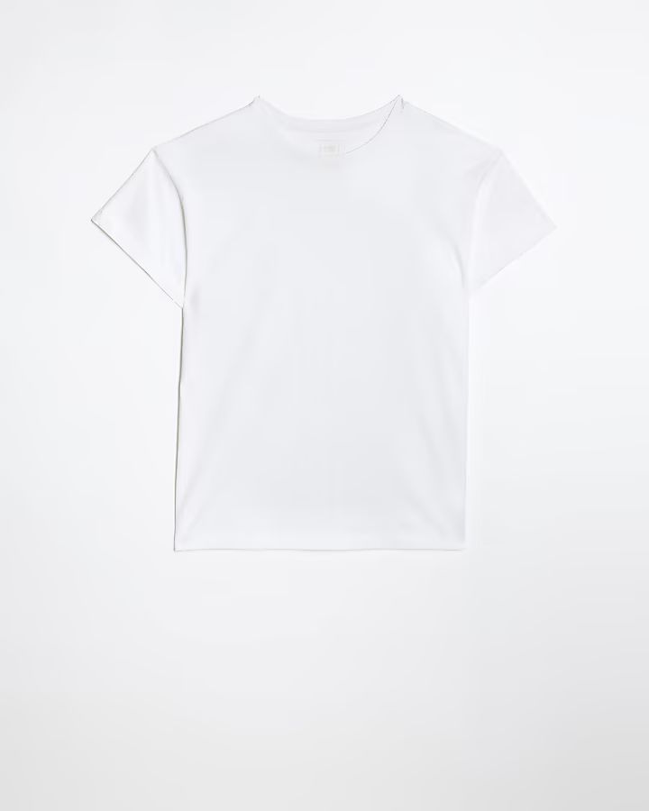 White boyfriend t-shirt | River Island (UK & IE)