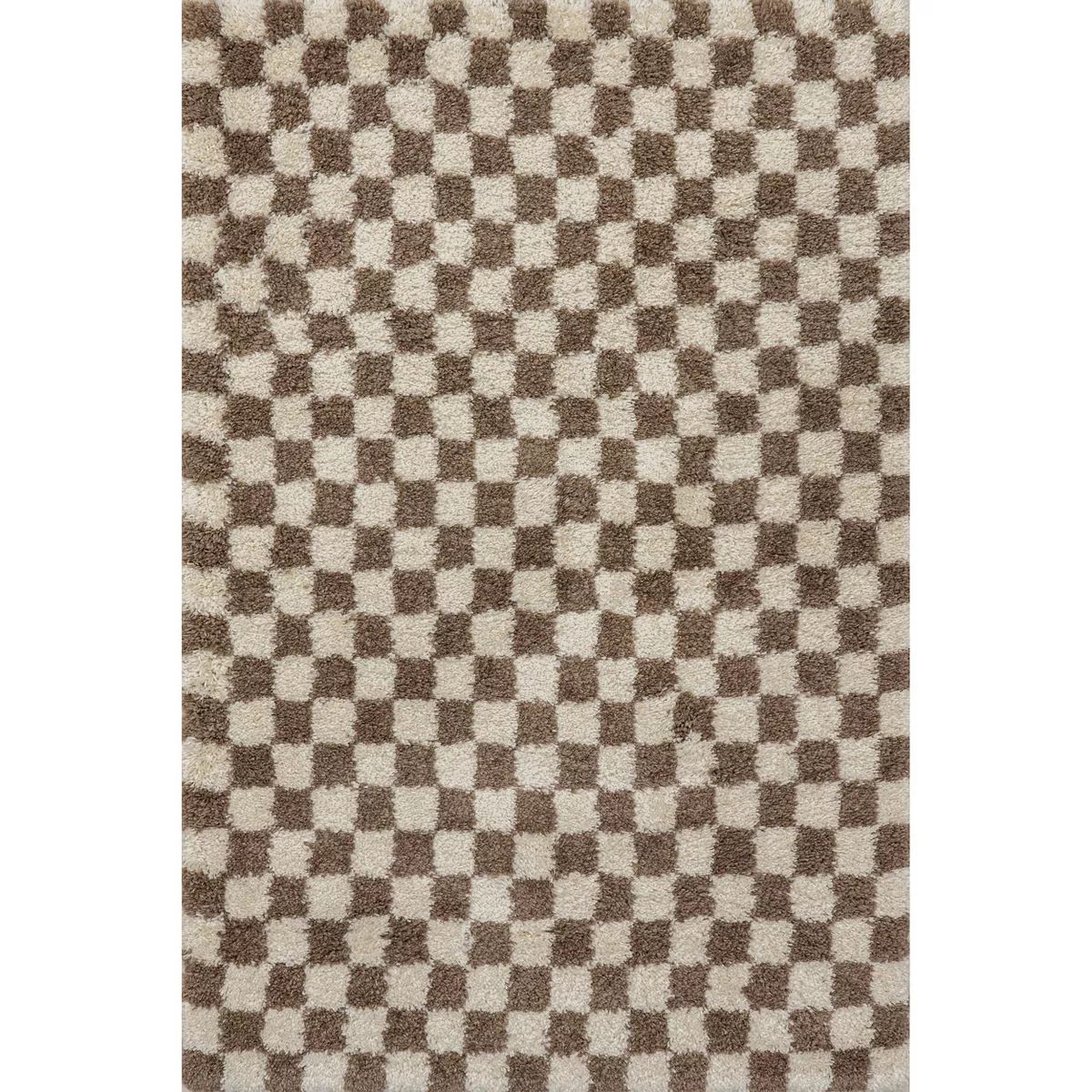 Nuloom Adelaide Mid-Century Checkered Shag Area Rug | Target