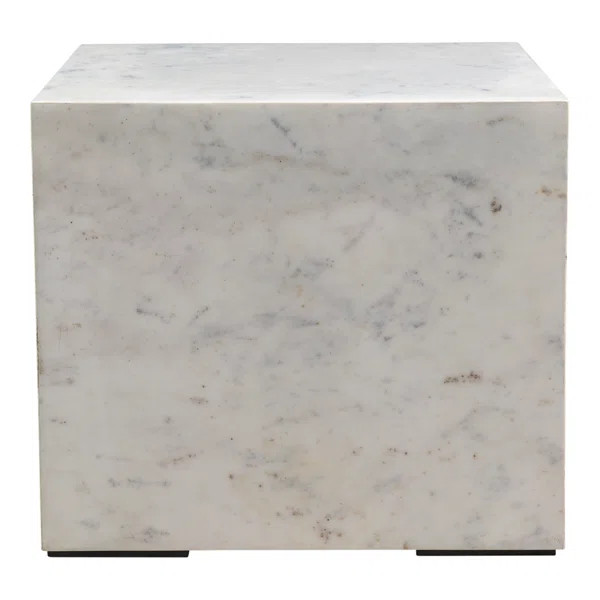 Arbury Marble Top Block End Table | Wayfair North America