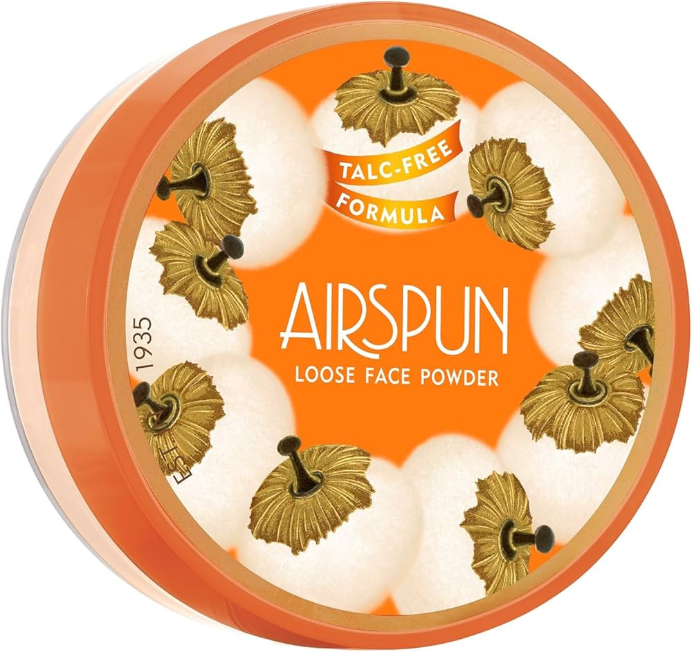 Airspun Loose Setting Powder, Talc-Free, Pore Minimizer, Oil Absorbing Face Powder - Translucent | Amazon (US)