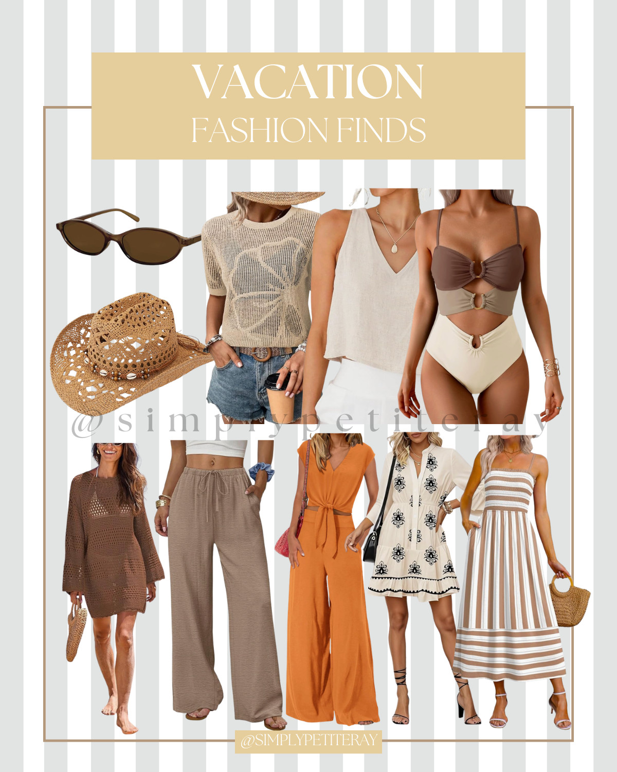 Vacation-ready styles that will keep you looking chic all summer long.

Vacation Fashion Finds, Vacation Style, Summer Wardrobe Essentials, Resort Wear, Travel Outfits, Beach Vacation Fashion, Chic Summer Looks, Tropical Getaway Style, Lightweight Clothing, Women's Fashion Trends, Vacation Outfit Ideas, Coastal Chic, Warm Weather Fashion, Travel Style Inspiration

#VacationFashion #VacationStyle #ResortWear #TravelOutfits #SummerStyle #BeachVacation #FashionFinds #TravelFashion
 

 #LTKootd #LTKSeasonal