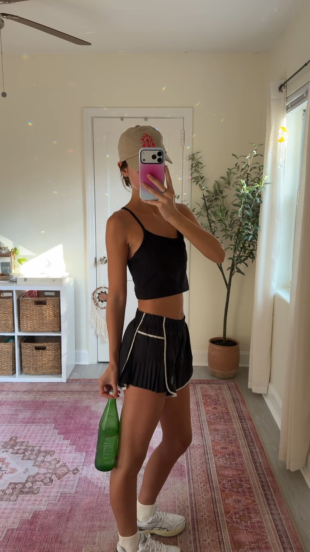 Spring walk outfit of the day!!! Wearing an xs in the shorts. Tank is old from aerie but linked a similar one from FP movement!!! 

#LTKootd #LTKSeasonal #LTKActive