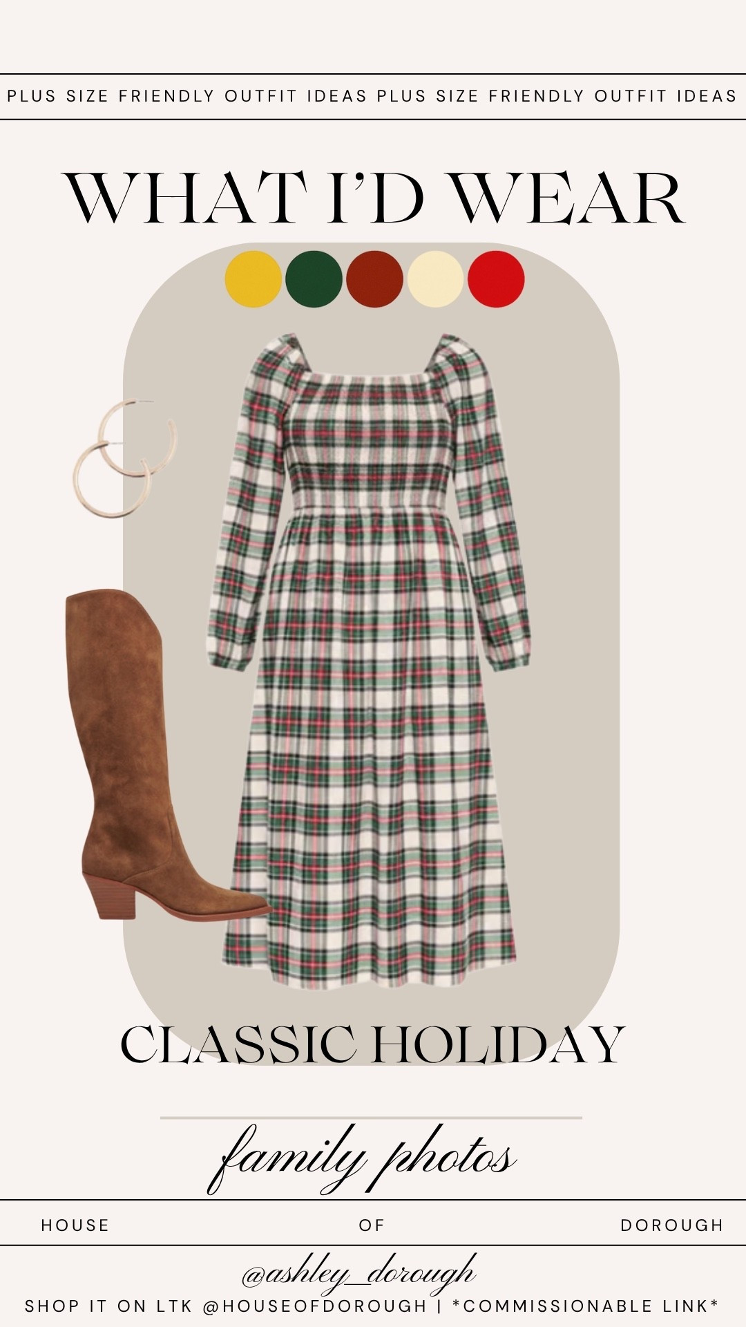 Classic holiday family photos plus size outfit idea!

Plus size fashion, holiday outfit ideas, maxi dress, mom style, family photos, holiday season, holiday fashion, midsize fashion 

#LTKHoliday #LTKMidsize #LTKPlusSize