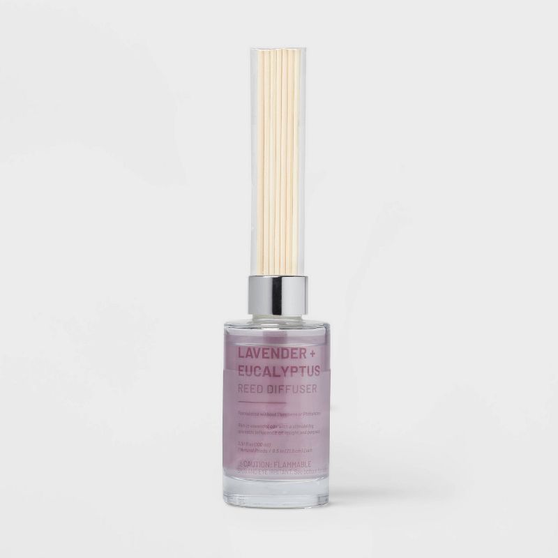 100ml Glass Reed Diffuser Lavender & Eucalyptus Lavender - Project 62™ | Target