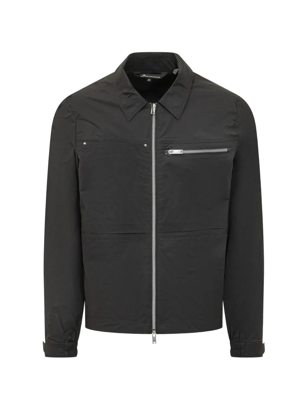 Moose Knuckles zip topflight shirt jacket - Black | Farfetch Global
