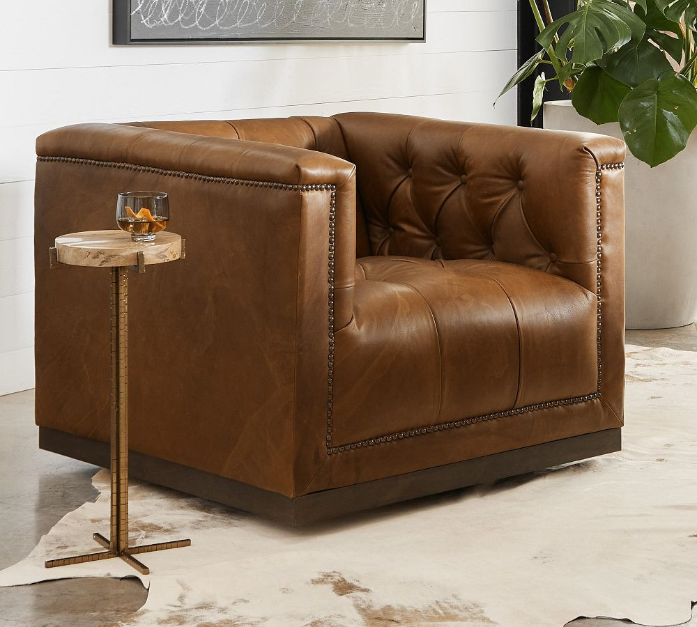 Arrowhead Round Cocktail Table | Pottery Barn (US)