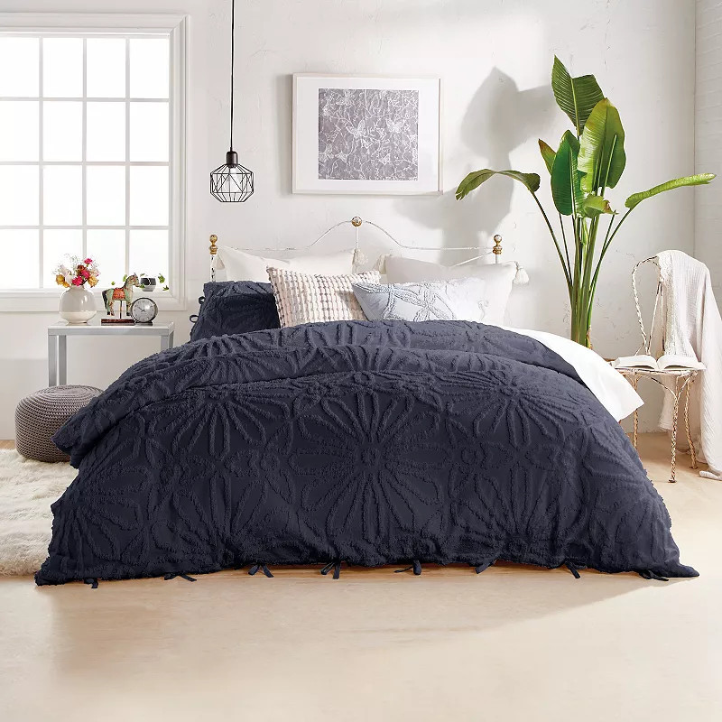 Peri Chenille Medallion Comforter Set, Blue | Kohl's