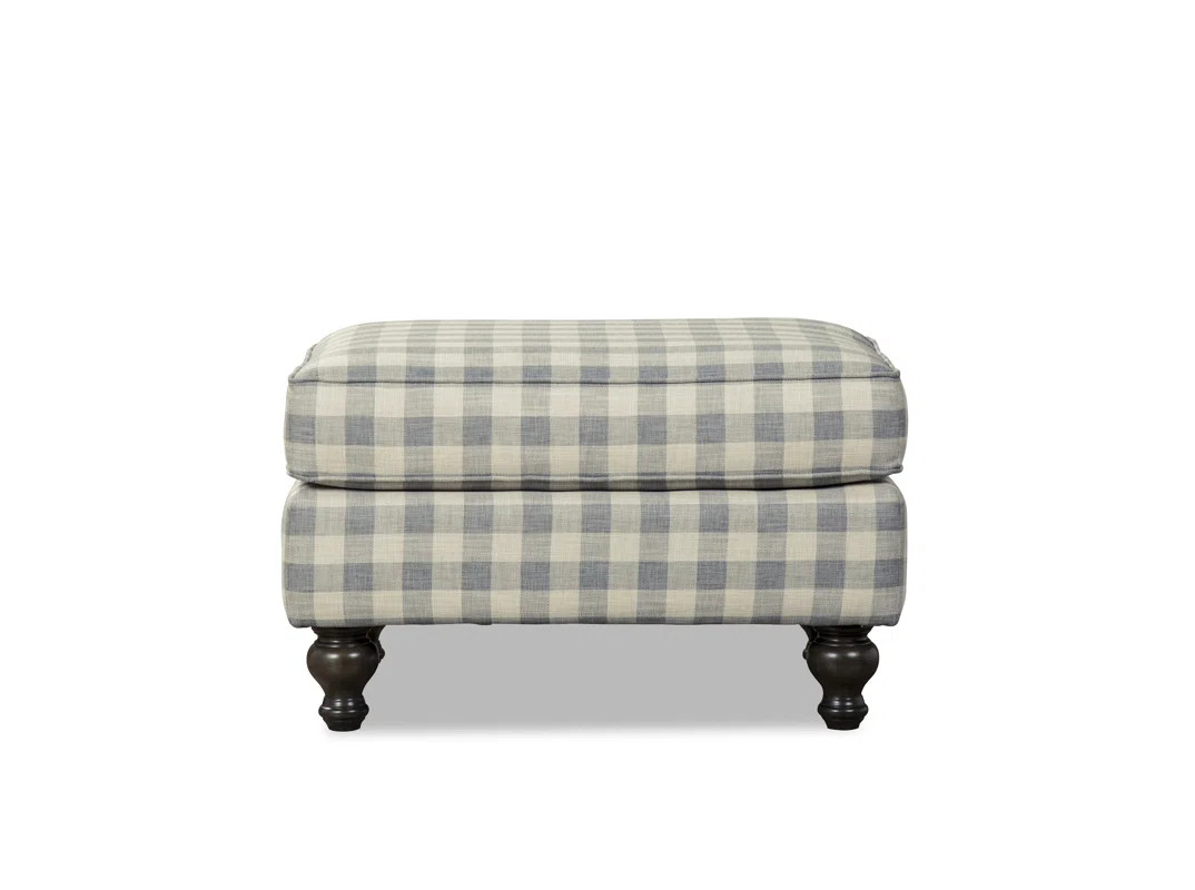 Birch Lane™ Markell 33" Wide Plaid Standard Ottoman | Wayfair | Wayfair North America