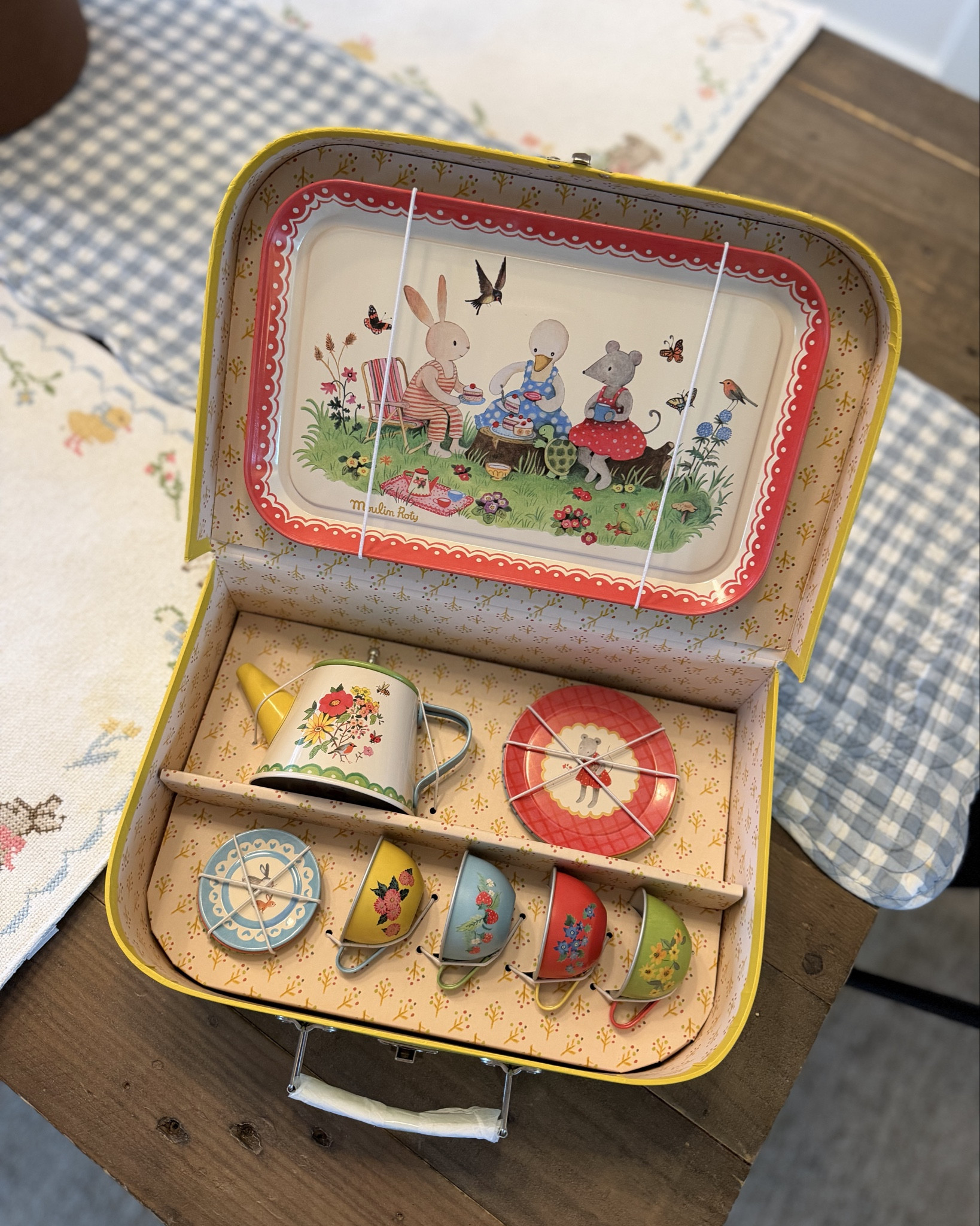 Cutest little tea set for our girly for her “tea for two” theme!!! 🫖🐭🪿🐰 I’m so excited for her! 

Nordstrom finds, vintage finds, whimsical feel, colorful toys, colorful tea set, toddler tea 

#LTKmomlife #LTKKids