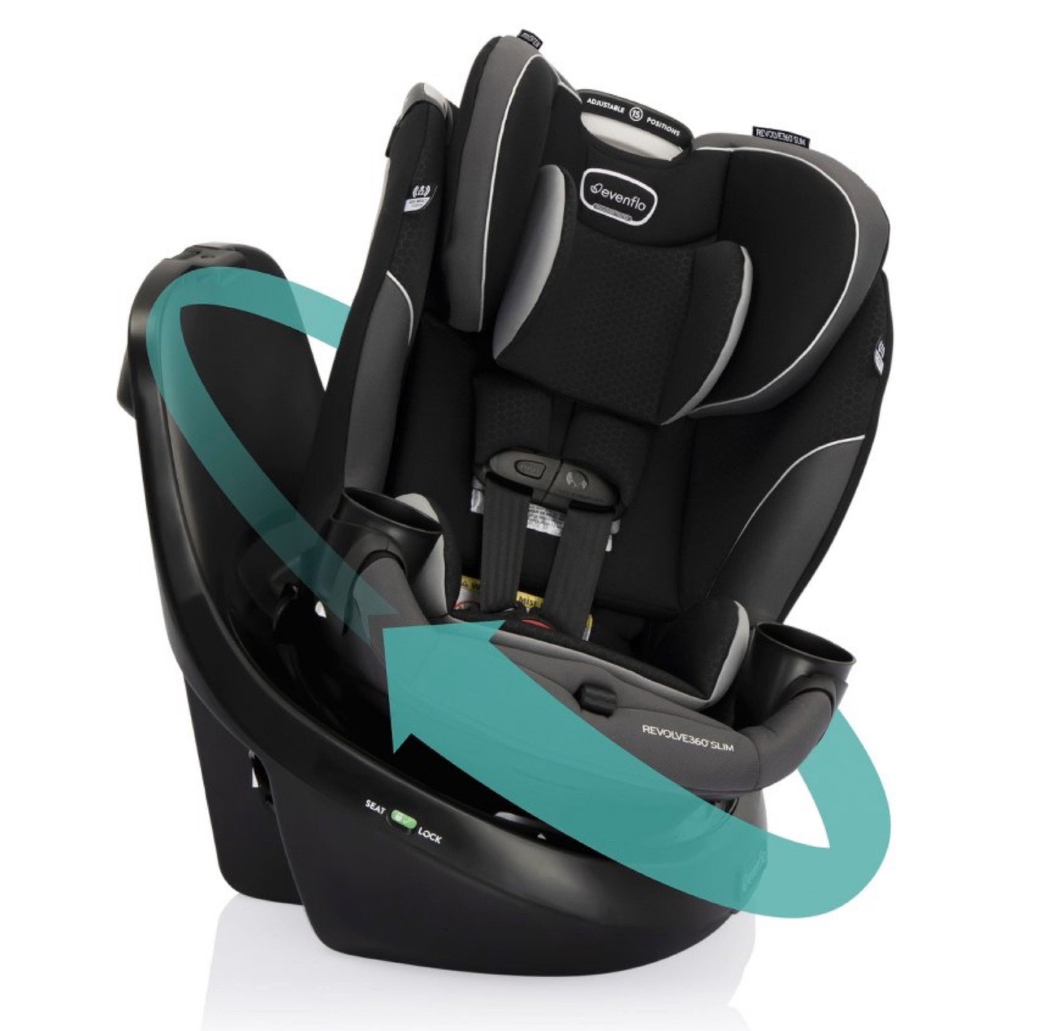 EVENFLO REVOLVE 360 SLIM 2 in 1 ROTATIONAL CONVERTIBLE CARSEAT - CANTON SHADE

#LTKkids #LTKbaby #LTKfamily