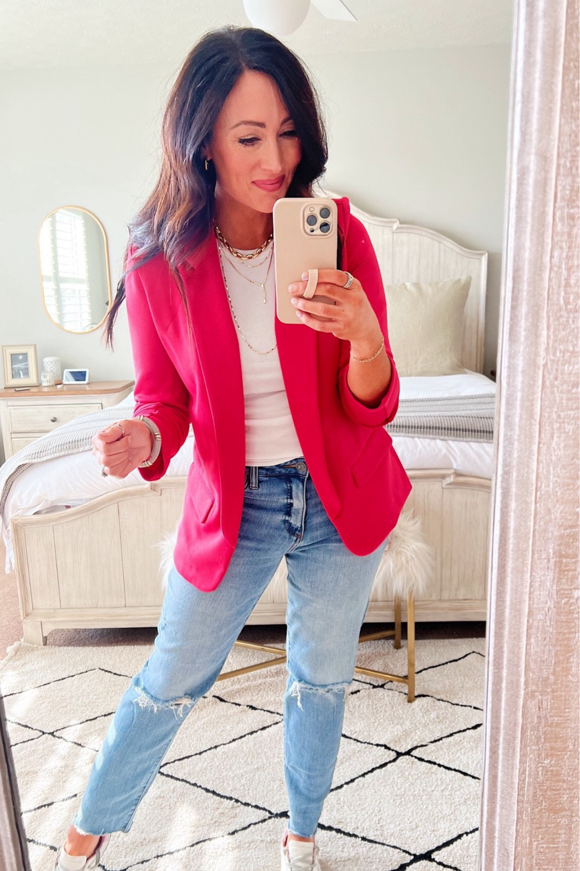 @walmart blazer on sale for Cyber Monday! True to size #WalmartPartner #IYWYK #WalmartFinds 

#LTKfindsunder50 #LTKCyberWeek #LTKsalealert