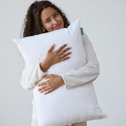 Avocado 100% Certified Organic Bed Pillow with Organic Cotton Shell, Organic Latex & Kapok Fill, Queen | Amazon (US)