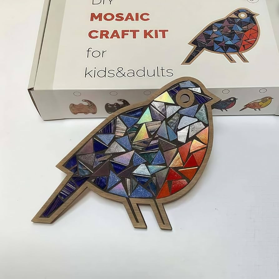 GIB Mosaic Kits for Adults, Mosaic Tiles for Crafts, DIY Crafts for Adults, Acrylic Mosaic Art Ki... | Amazon (US)