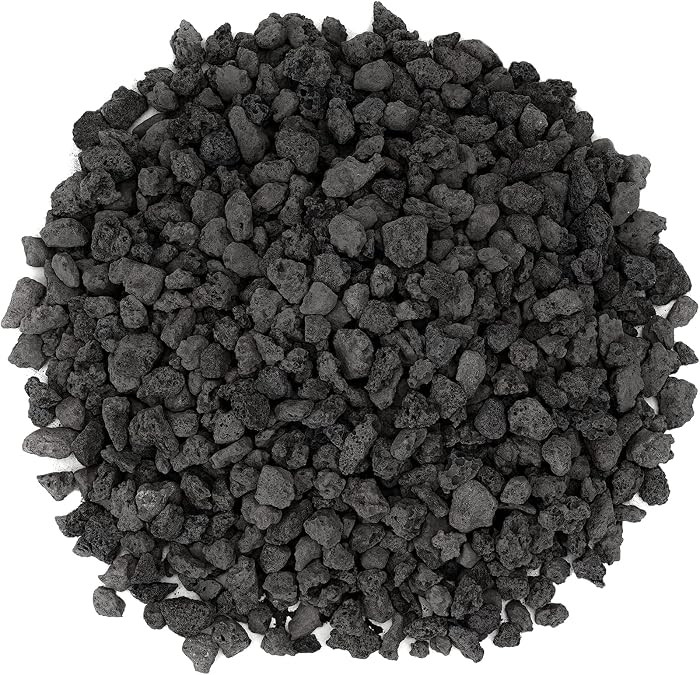 Mr. Fireglass Natural Lava Rock, 0.3"- 0.6" Small Volcanic Lava Rock for Indoor & Outdoor Fire Pi... | Amazon (US)
