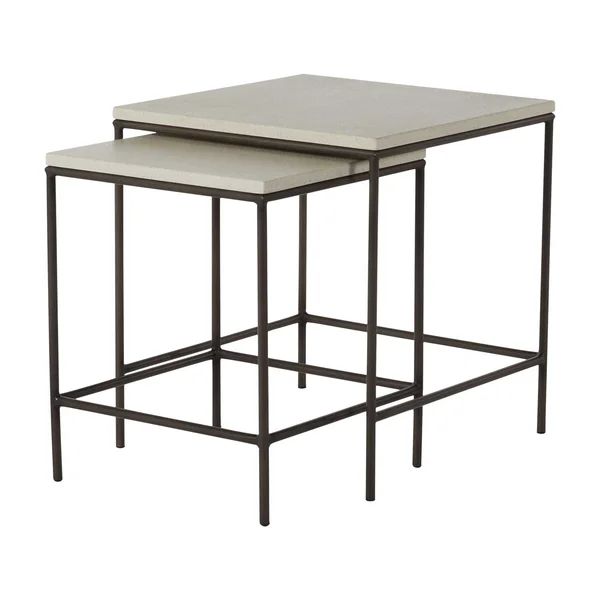 Abby Concrete Outdoor Side Table | Wayfair North America
