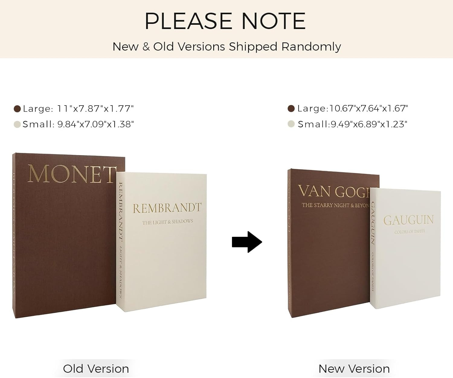 Decorative Books for Home Decor - Stackable Faux Book Box for Coffee Table Styling & Hidden Stora... | Amazon (US)