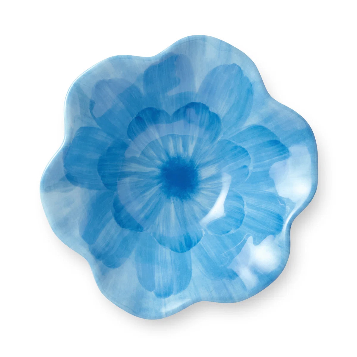 Wildflower Blue Melamine 3D Floral All-Purpose Bowls, Set of 4 – 7.5” Versatile & Durable Bow... | Wayfair North America