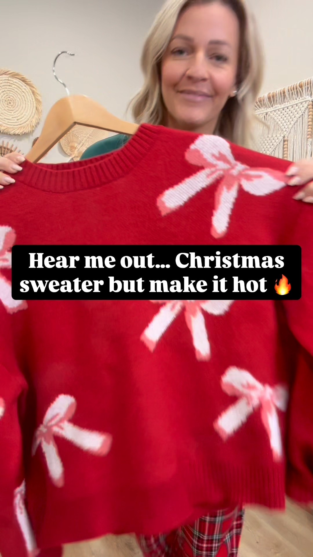 Hear me out… Christmas sweater but make it hot 🔥 

#LTKHoliday #LTKFindsUnder100 #LTKGiftGuide