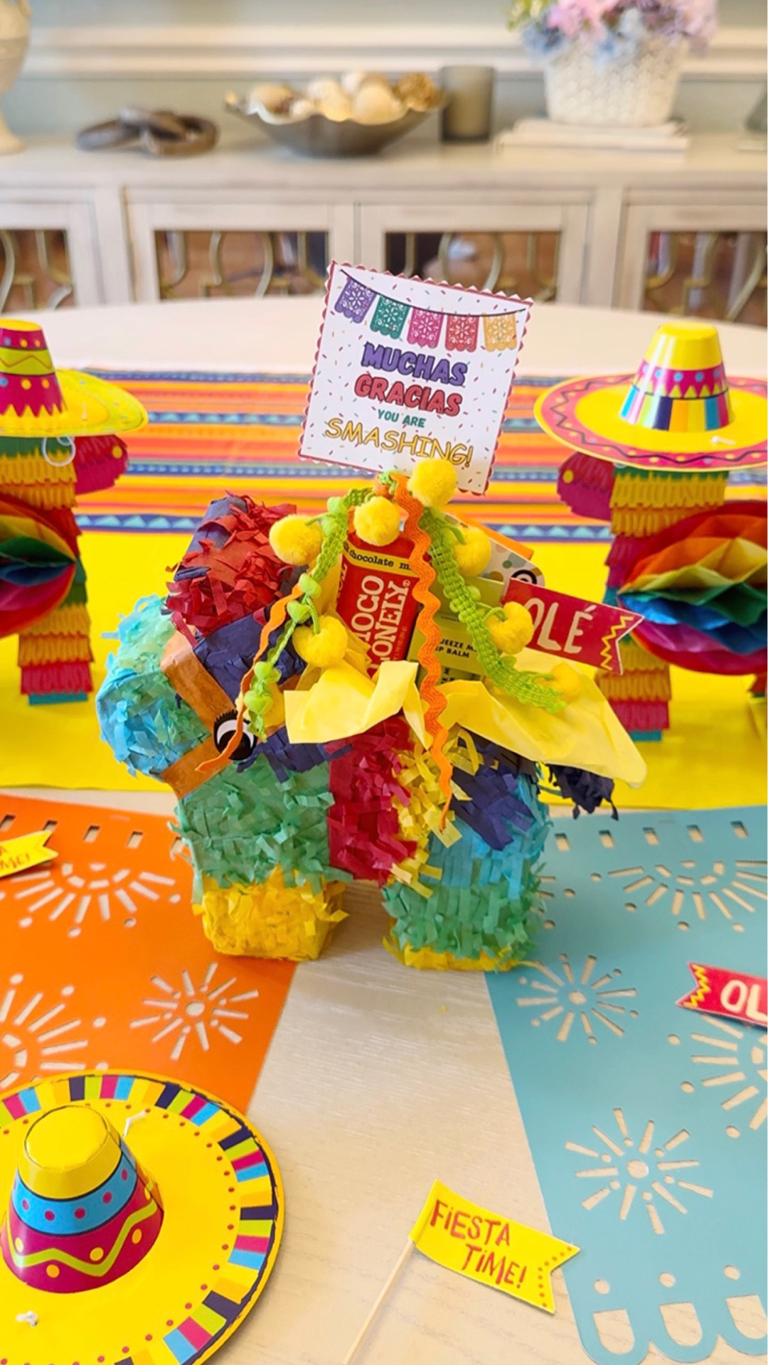 This might be one of my FAVORITE gifts ever 🥹✨
These mini piñata gifts are the cutest way to celebrate Cinco de Mayo 🌮🎉

Fill them with candy, gift cards, or little goodies and you have the most fun, festive surprise 💛

Perfect for hosting, party favors, or even a little teacher gift!

#cincodemayo
#cincodemayoparty
#cincodemayodecor
#cincodemayogifts
#partyfavorideas
#giftideas
#hostessgiftideas
#partyplanning
#festivedecor
#entertainingathome

#LTKSeasonal