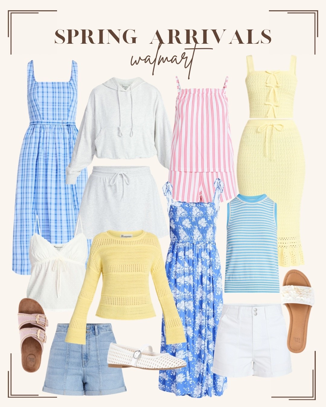 Spring fashion finds from Walmart :: spring dresses :: spring shoes 