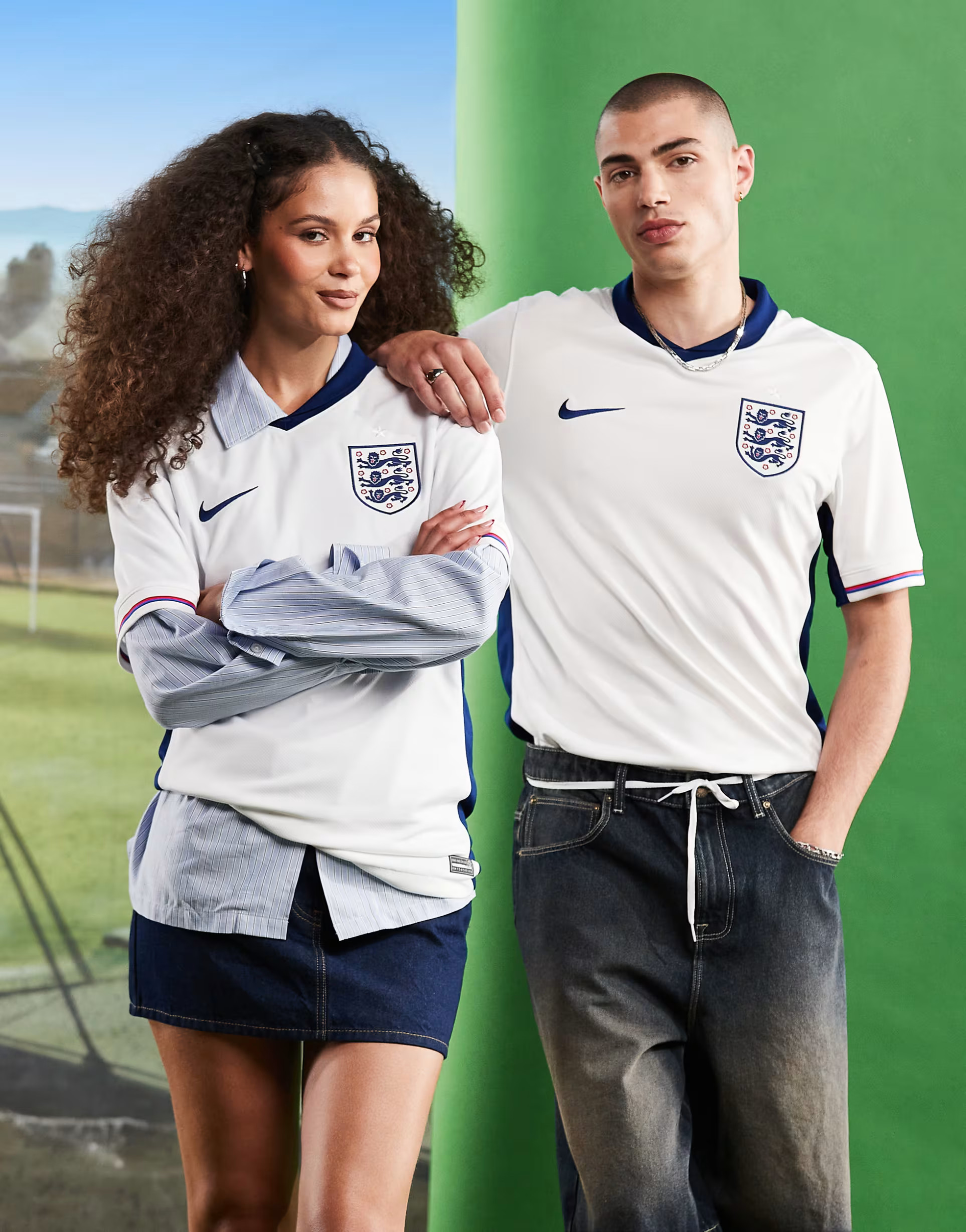 Nike Football Euro 2024 England Stadium home jersey in white | ASOS (Global)