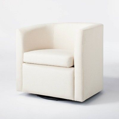 Vernon Upholstered Barrel Swivel Accent Chair - Threshold™ designed with Studio McGee | Target