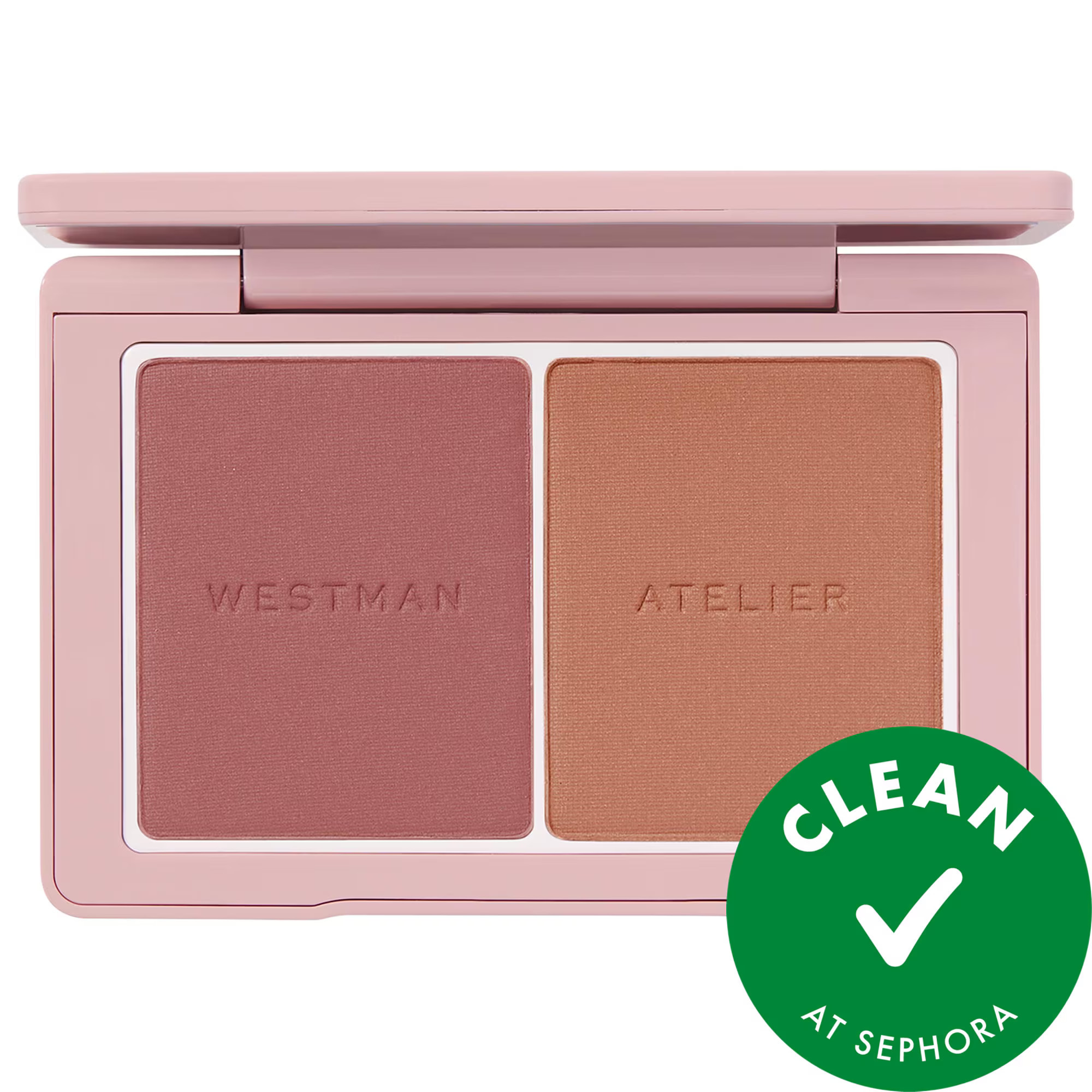 Westman Atelier Baby Cheeks Powder Blush Duo Sable & Suede 0.17 oz / 4.8 g | Sephora (US)