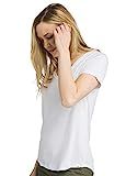 prAna - Women's Foundation Short Sleeve V-Neck, White, Small | Amazon (US)