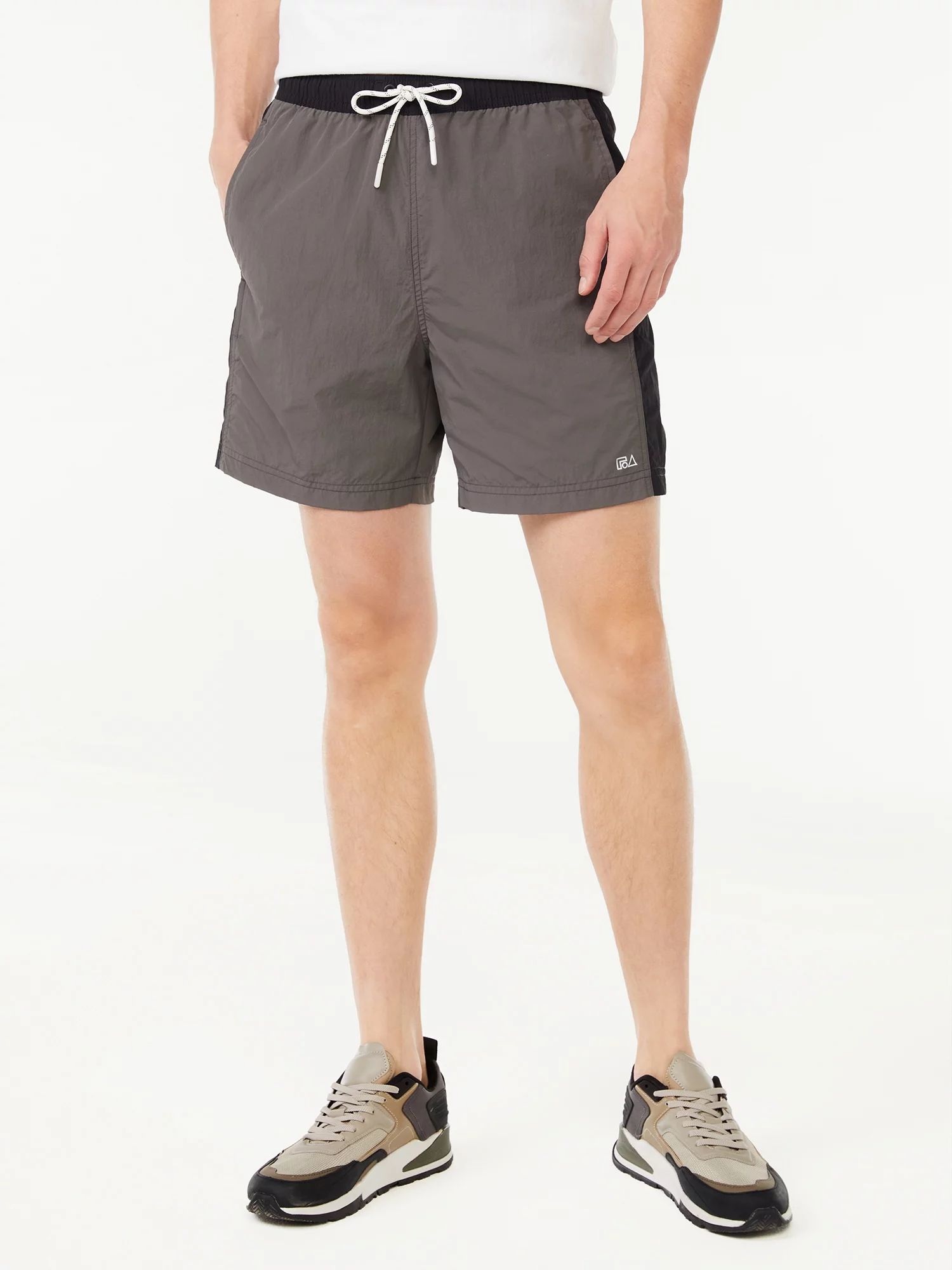 Free Assembly Men's Colorblock Shorts | Walmart (US)