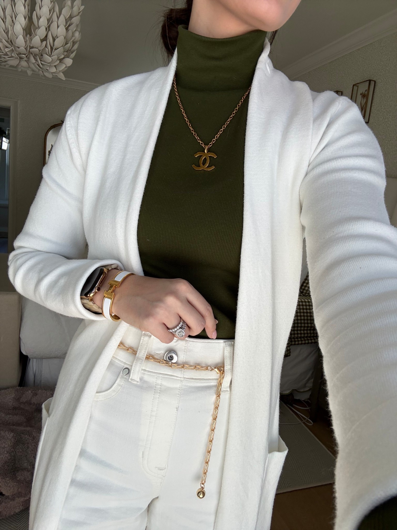 Winter white outfit 🤍❄️
