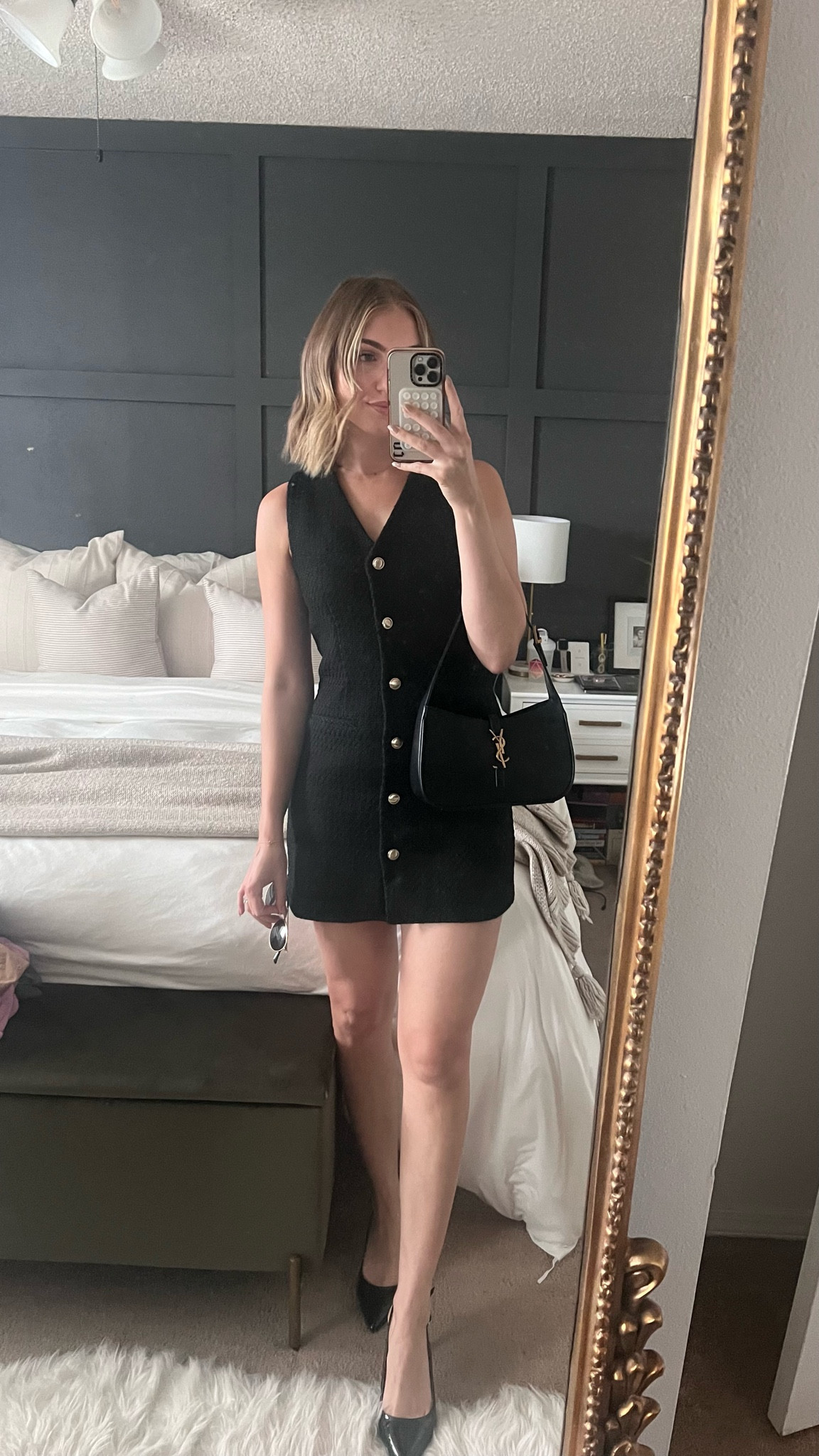 Very demure very mindful 💅🏻 little black dress, button down black dress, Chanel dress dupe, v neck mini dress, tweed vest mini dress, fall winter outfit ideas, Abercrombie finds, Abercrombie sale

#LTKsalealert #LTKstyletip #LTKworkwear