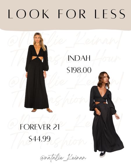 Revolve black maxi dress. Forever 21 black maxi dress with cutouts. Beach dress. Vacation dress. Long dress. LOOK FOR LESS 


#LTKtravel #LTKunder50 #LTKwedding