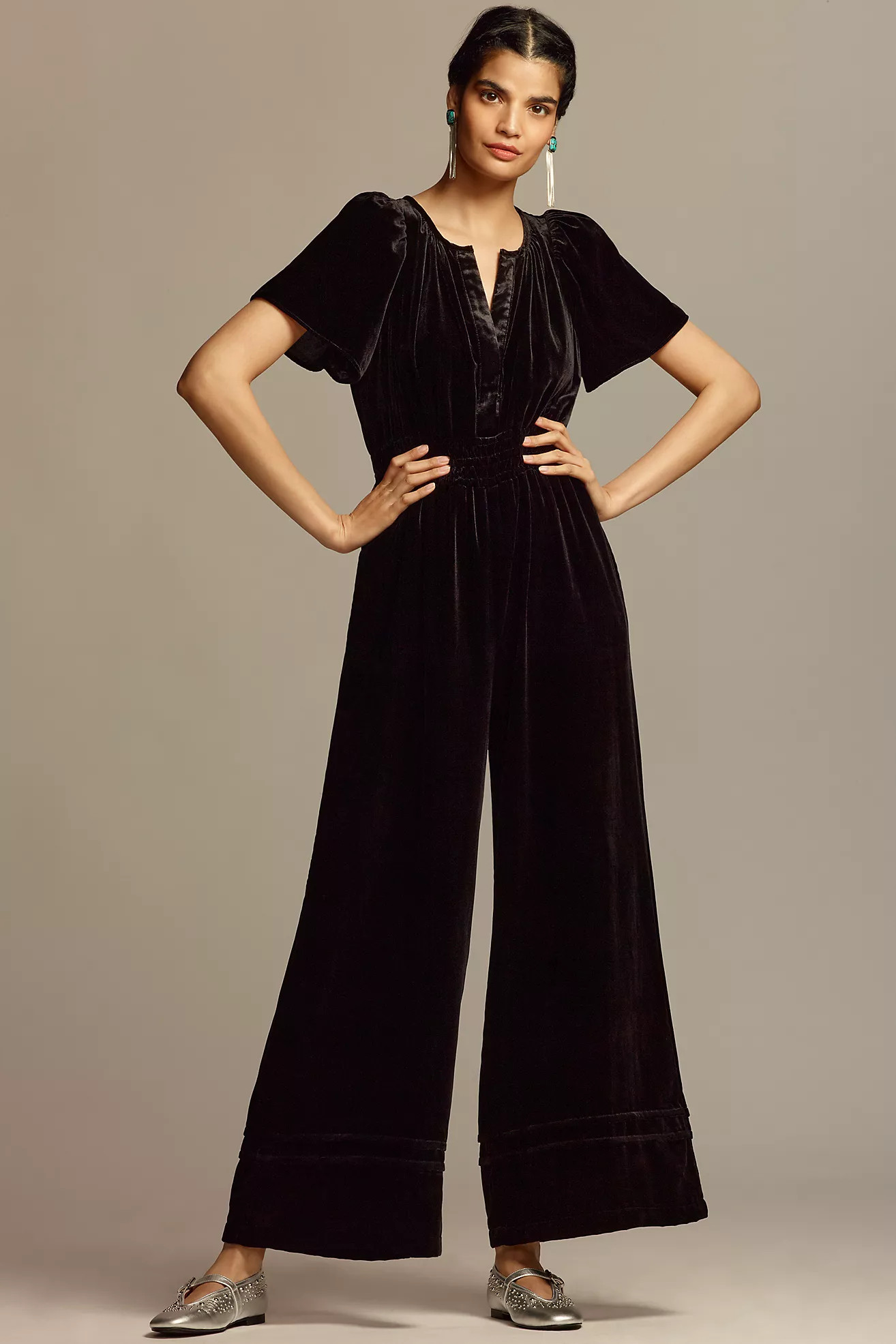 The Somerset Jumpsuit: Velvet Edition | Anthropologie (US)