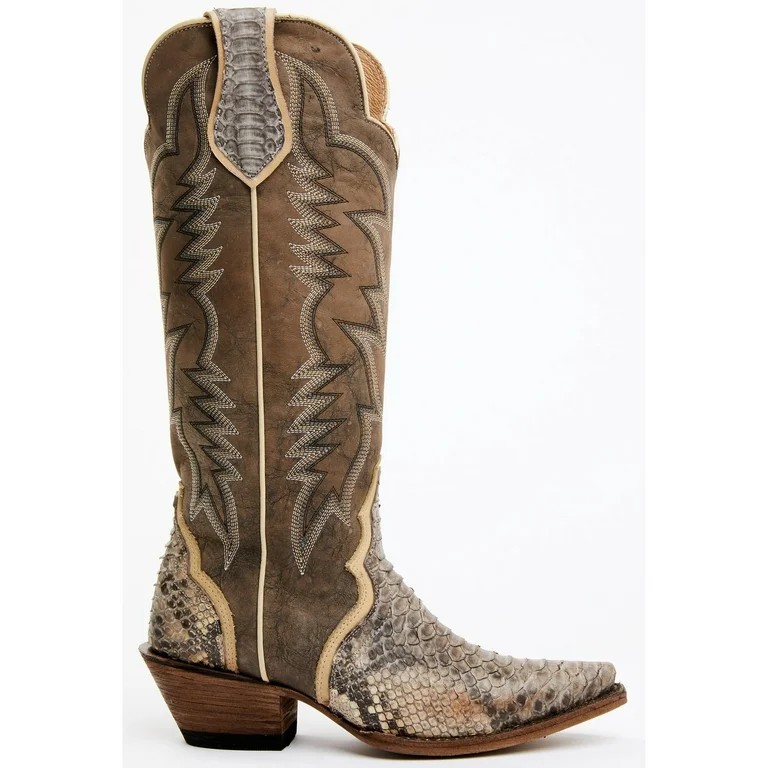 Idyllwind Women's Triad Exotic Python Western Boot Snip Toe Brown - Fueled by Miranda Lambert | Walmart (US)